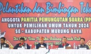 Sebanyak 375 Anggota PPS Dilantik di Gedung Tira Tangka Balang