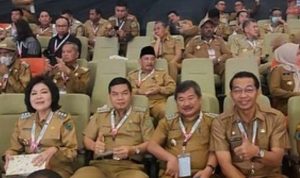 Bupati Perdie Hadiri Rakornas se-Indonesia