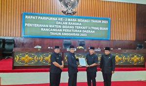 DPRD Mura Terima Usulan Tiga Buah Raperda