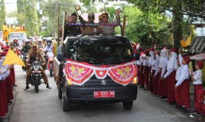 Pj Bupati Batola Konvoi Pamerkan Adipura