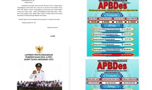 Pemdes Bahitom Sampaikan LPPD 2022 ke Bupati
