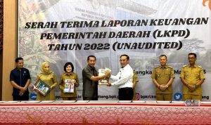Pemkab Mura Serahkan LKPD Unaudited ke BPK RI Kalteng
