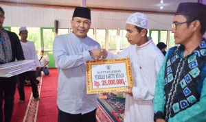 Penjabat Bupati Batola Safari Ramadhan ke Desa Sekata Baru