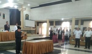 Bupati Bartim Lantik 84 Kepala Desa Terpilih