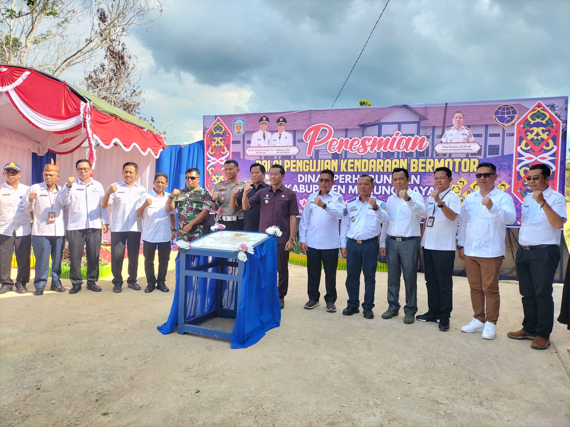 Bupati Perdie Resmikan Balai Pengujian Kenderaan Bermotor Dishub