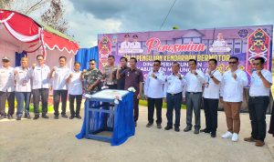 Bupati Perdie Resmikan Balai Pengujian Kenderaan Bermotor Dishub