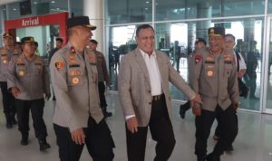Kapolda Kalteng Sambut Kedatangan Ketua KPK RI