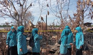 TP-PKK Batola Bantu Korban Kebakaran di Belawang