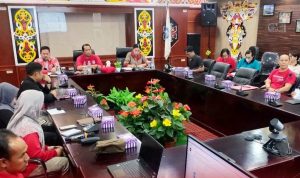 Pj Sekda Pimpin Rapat Reviu Pelaksanaan 8 Aksi Konvergensi Percepatan Penurunan Stunting