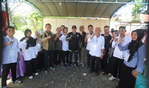 Pj. Bupati Mujiyat Bersama Tim DESK Pantau Pemilu di Batola