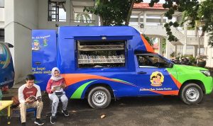 Dispersip Batola Gelar Kegiatan Mobil Pintar dan Senam Pagi