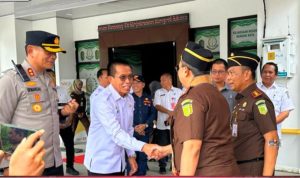 Forkopimda Murung Raya Sambut Kunker Kajati Kalteng Dikantor Kajari