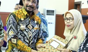 Pj Bupati Zakly Asswan Berikan Penghargaan ASN Purna Tugas