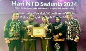 Pulpis Terima Sertifikat Bebas Penyakit Frambusia dari Kemenkes