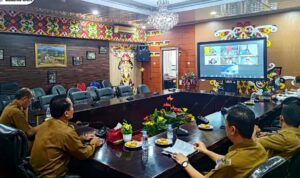 Asisten III Setda Mura Ikuti Rakor Pengendalian Inflasi Bersama Kemendagri