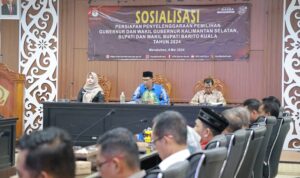 KPU Batola Sosialisasi Persiapan Pilkada
