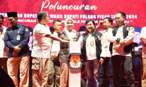 KPU Pulang Pisau Luncurkan Maskot Jingle Pilkada 2024