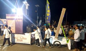 Pemkab dan PHBI Barito Utara Gelar Pawai Takbir Keliling dan Mobil Hias Sambut Idul Adha 1445 H