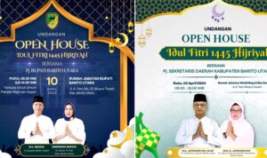 Pj Bupati dan Pj Sekda Gelar Open House di Hari raya Idul Fitri 1445 Hijriah