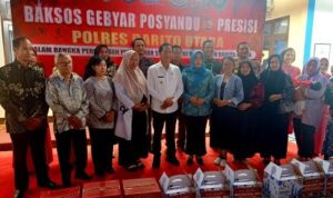 Polres Barut Gelar Gebyar Posyandu Presisi Dalam Rangka Penurunan Kasus Stunting