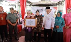 Pj. Bupati Mujiyat Dampingi Mensos RI Kegiatan Baksos