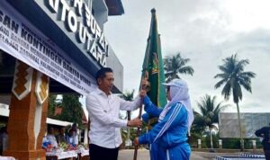 Pj Bupati Lepas Kontingan Barito Utara Ikuti Prapopnas Tingkat Kalteng