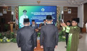 Sekda Barito Kuala Resmi Lantik Dua Kepala Dinas Baru