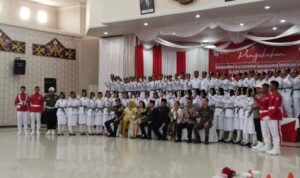 Pesan Pj Bupati Hermon Kepada Anggota Paskibraka Murung Raya : Pemuda Miliki Peran Strategis
