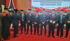 25 Anggota DPRD Murung Raya di Lantik Masa Jabatan 2024-2029 Pada Rapat Paripurna. Ini Namanya.