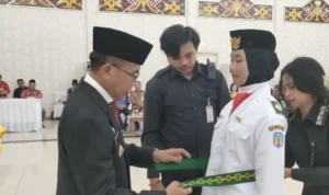 Puluhan Anggota Paskibraka di Murung Raya Resmi Dikukuhkan