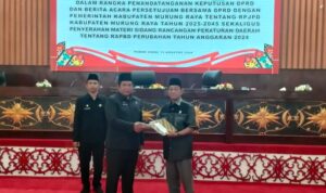 DPRD Bersama Pemkab Murung Raya Gelar Paripurna Dua Agenda