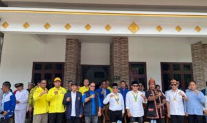Ratusan Pendukung Padati Deklarasi Heriyus dan Rahmanto Muhidin di Sekre