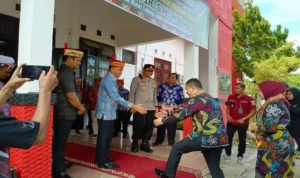 Pj Bupati Murung Raya Hermon Sambut Kedatangan Kejari Baru Taufik SH.MH Tiba di Rujab