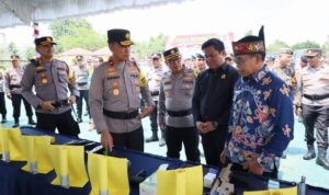 Kapolres Murung Raya Sambut Kunjungan Kerja Wakapolda Kalteng