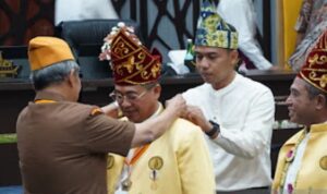 Ibnu Sina Terima Anugerah Bintang LVRI Saat Rapat Paripurna