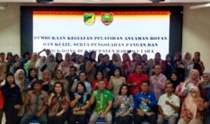 90 Peserta Ikuti Pelatihan Pengolahan Pangan, Packaging, Pelatihan Anyaman Rotan dan Kulit