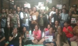 Paslon Hebat di Sambut Antusias Warga Sungai Babuat