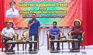 Gubernur Kalteng Bersama Pj Bupati Ramah Tamah Dengan Tenaga Pendidik di Murung Raya