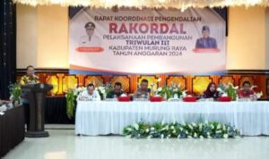 Pemkab Murung Raya Gelar Rakordal Pelaksanaan Pembangunan Triwulan III