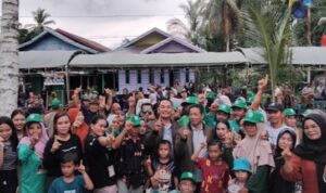 Masyarakat Di Kelurahan Puruk Cahu Seberang Satukan Pilihan Ke Paslon Nomor 1
