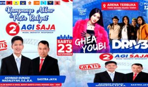 Akhmad Gunadi Nadalsyah-Sastra Jaya Mengadakan Pesta Rakyat pada 23 November