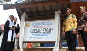 Pj Bupati Murung Raya Hadiri Peresmian Gedung Gereja di Kecamatan Batura