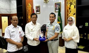 Pj Bupati Terima Kunjungan Audiensi Kepala PT Jasa Raharja Cabang Kalteng