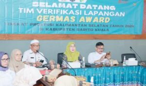 Pojok Germas dan Implementasi Sehat Batola Dinilai Tim Provinsi