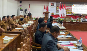 DPRD Pulpis Rapat Gabungan Bahas Tiga Raperda