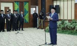 Gubernur H. Muhidin Kukuhkan Pejabat Administrator dan Pegawas Lingkup Pemprov Kalsel