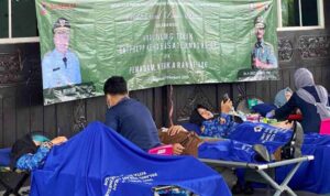 Pemprov Gelar Donor Darah HUT Satpol PP ke-75, Satlinmas ke-63 dan Pemadam Kebakaran ke-106 di Kantor Gubernur