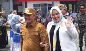 Wakil Bupati Murung Raya Tiba di Rujab Disambut Dengan Hadrah, Rebana dan Tarian Islami