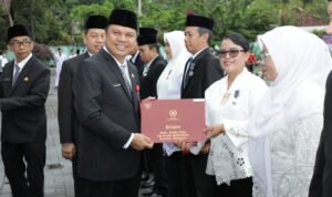 Sekdaprov Kalsel Pimpin Apel Hari Bakti (HAB) ke-79 Kemenag RI Tahun 2025, Wujud Dukung Asta Cita