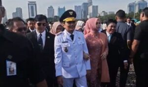 Tiba di Monas, H. Muhidin dan Hasnuryadi Persiapan Pelantikan Gubernur dan Wakil Gubernur Periode 2025-2030